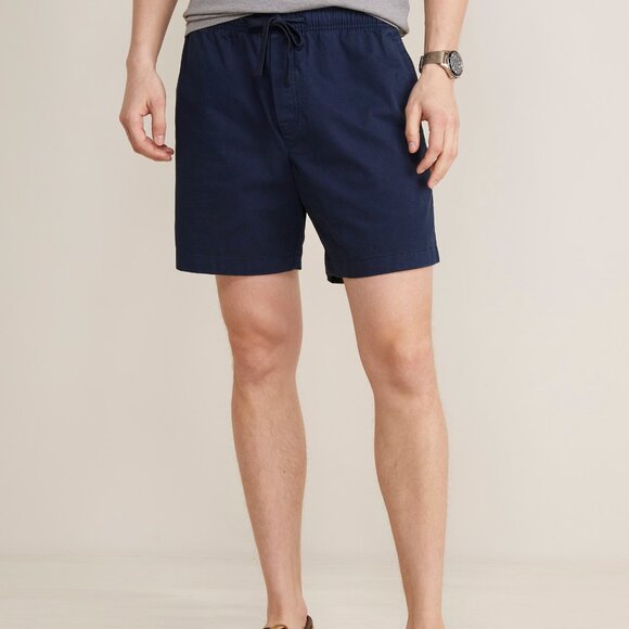 Vineyard Vines 7 Inch Pull-On Island Shorts Dark Blue - New - Picture 3 of 6